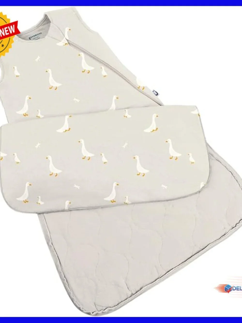 Sleeveless Transitional Sleep Sack, 9-18 Months, Easy Diaper Zipper, 2.5 TOG